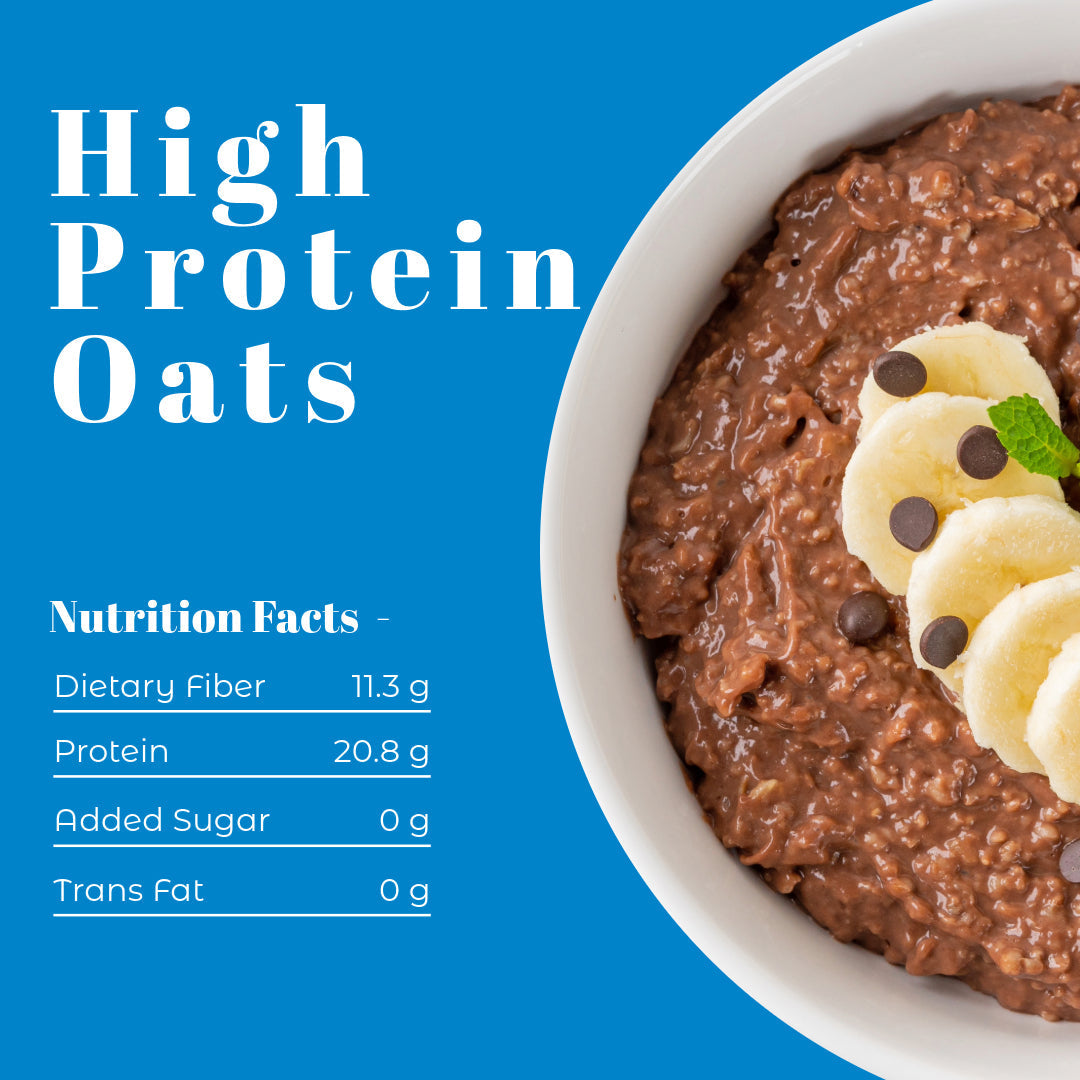 Dark Chocolate High Protein Oats (1Kg)