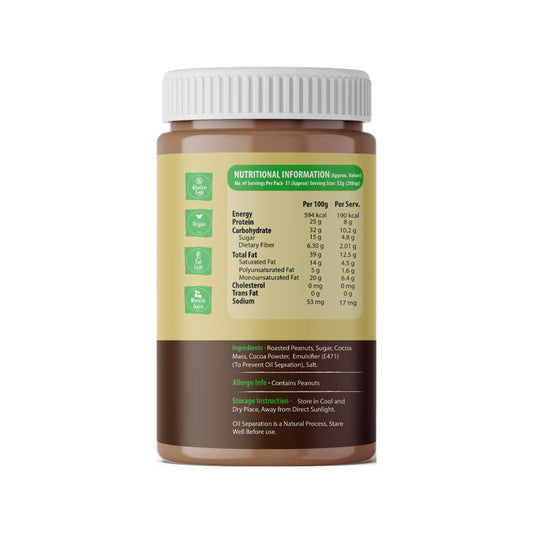 Dark Chocolate Creamy Peanut Butter – Decadence Meets Nutrition!
