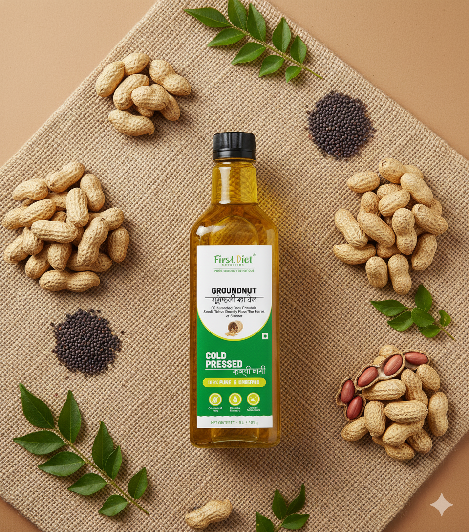 Groundnut Cold Pressed Oil – Earthy, Aromatic, Authentic!