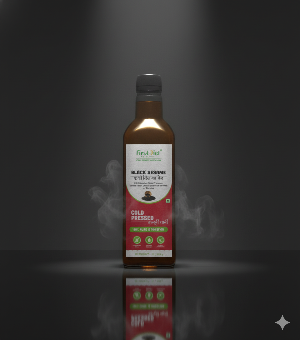 Black Sesame Cold Pressed Oil - Black Gold of Wellness