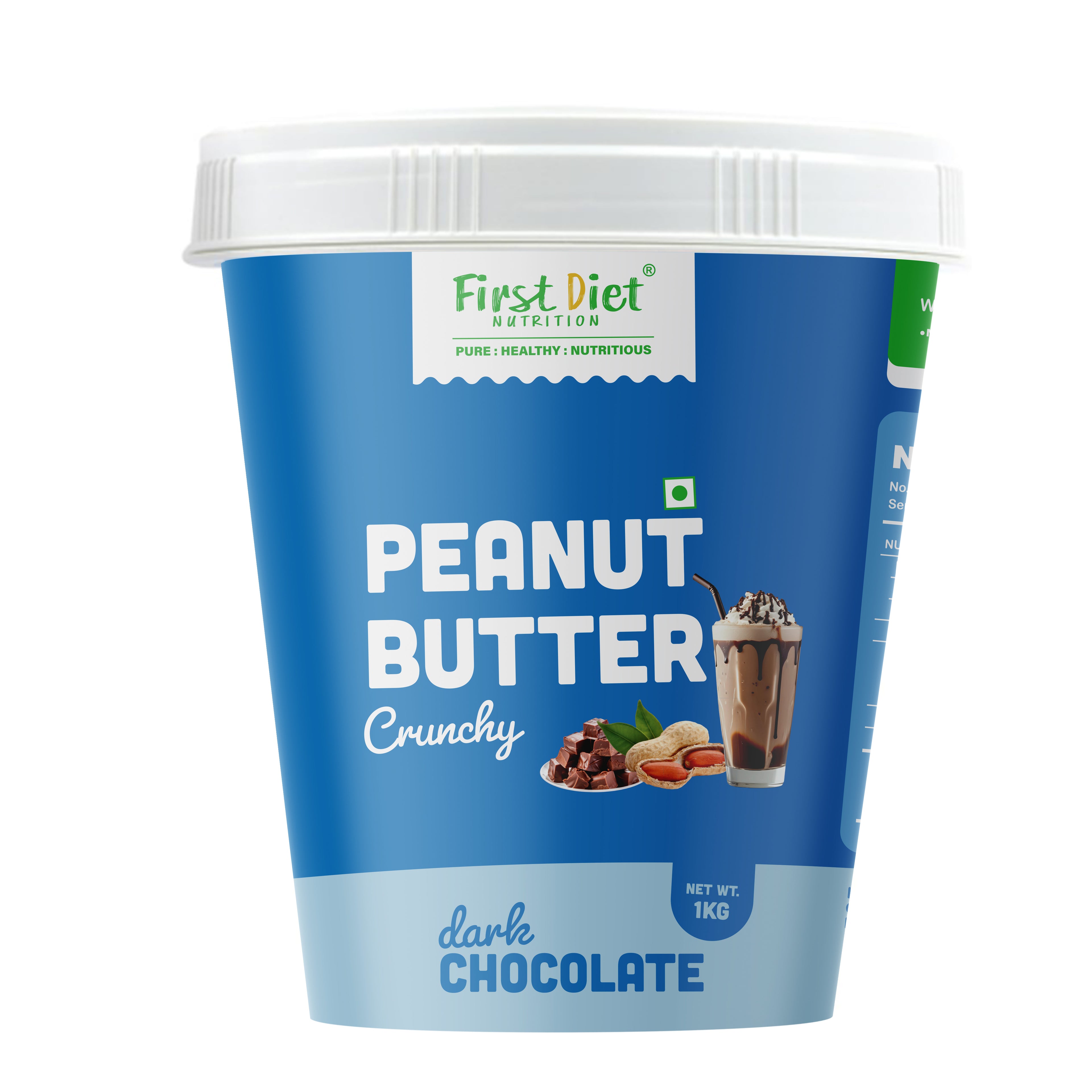 Dark Chocolate Crunchy Peanut Butter – The Perfect Crunch with a Cocoa Twist!
