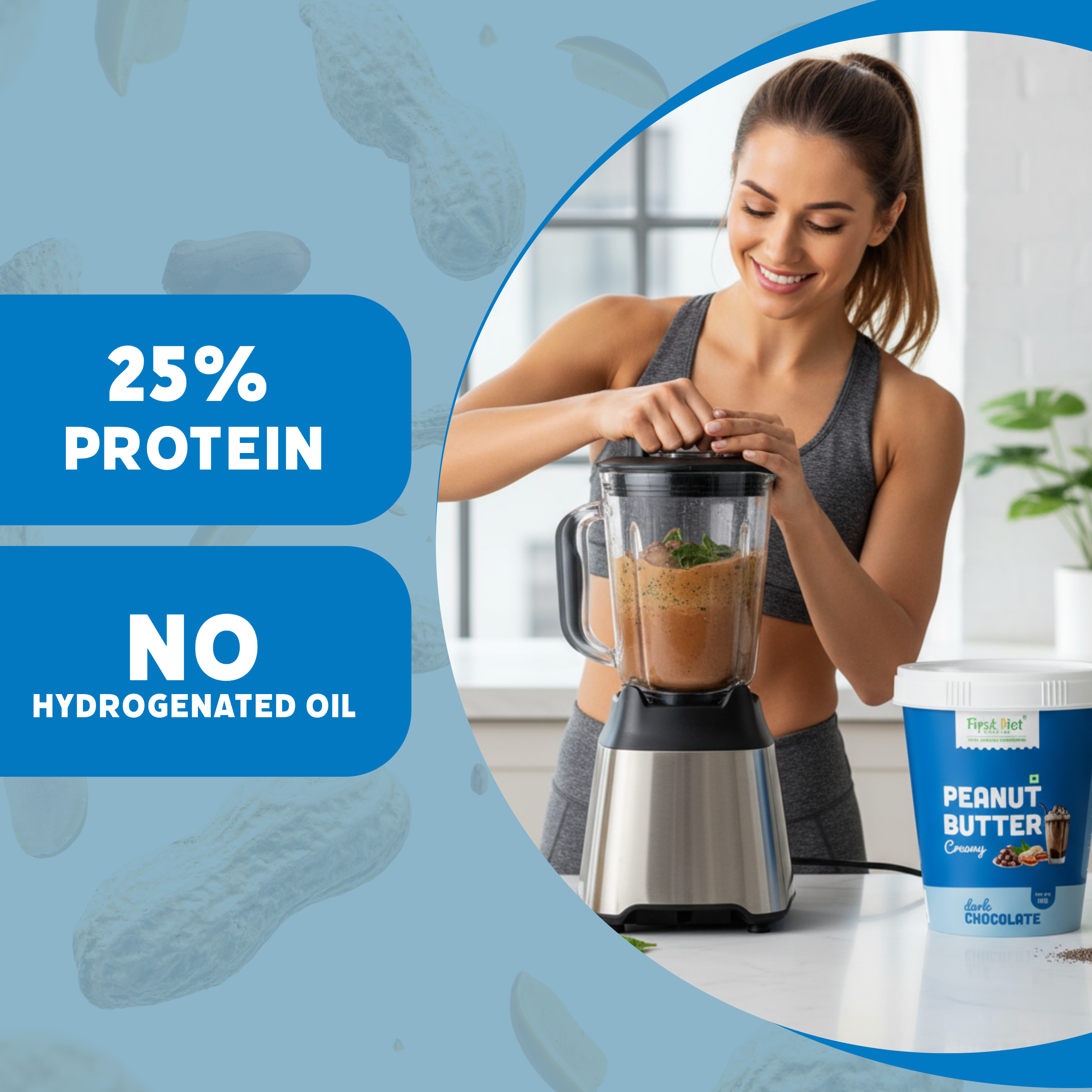 Dark Chocolate Creamy Peanut Butter – Decadence Meets Nutrition!