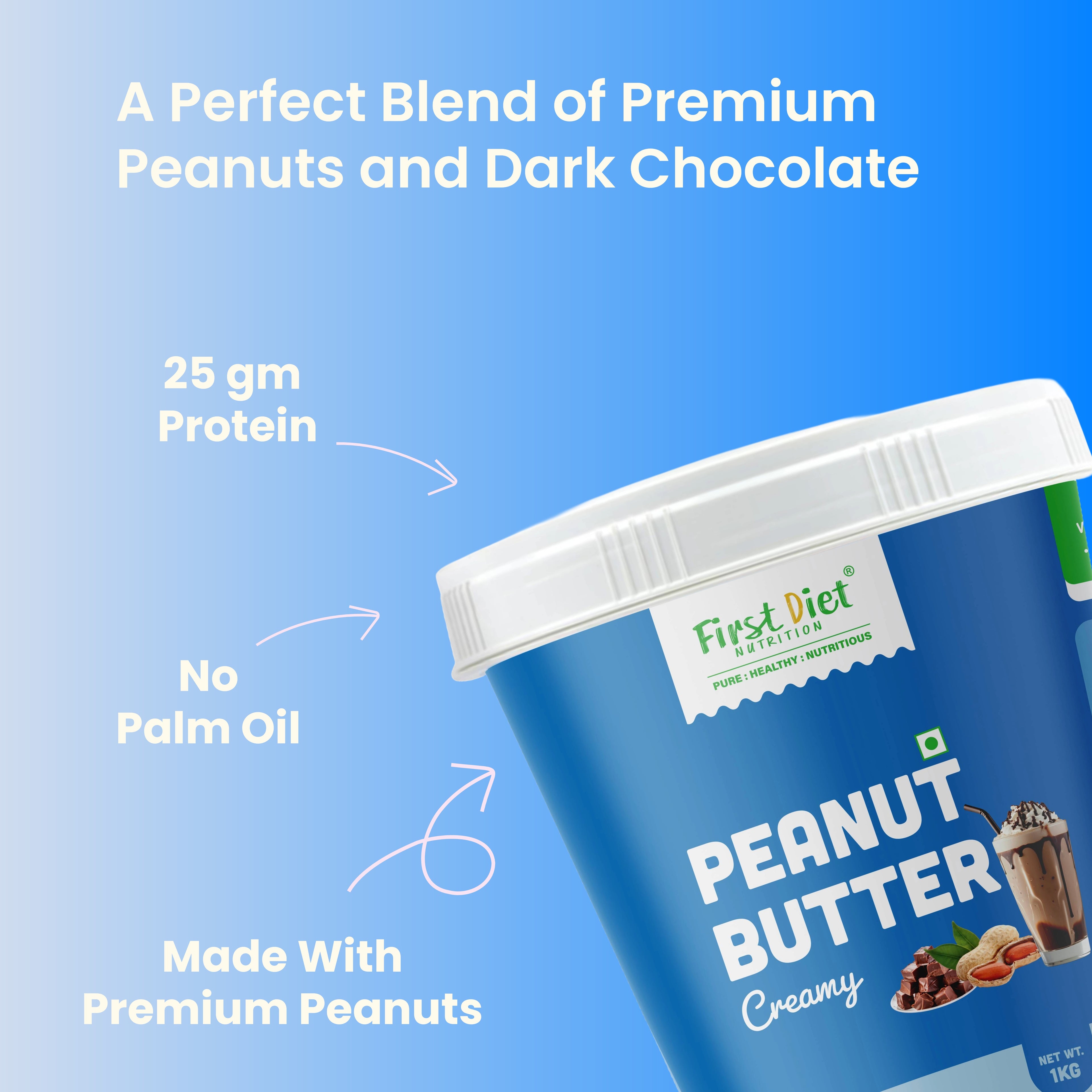 Dark Chocolate Crunchy Peanut Butter – The Perfect Crunch with a Cocoa Twist!