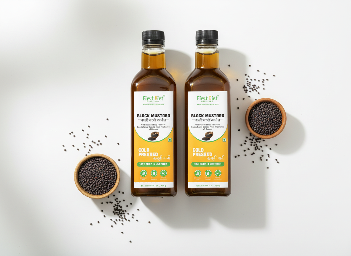 Black Mustard Cold Pressed Oil – Pure Essence of Nature!