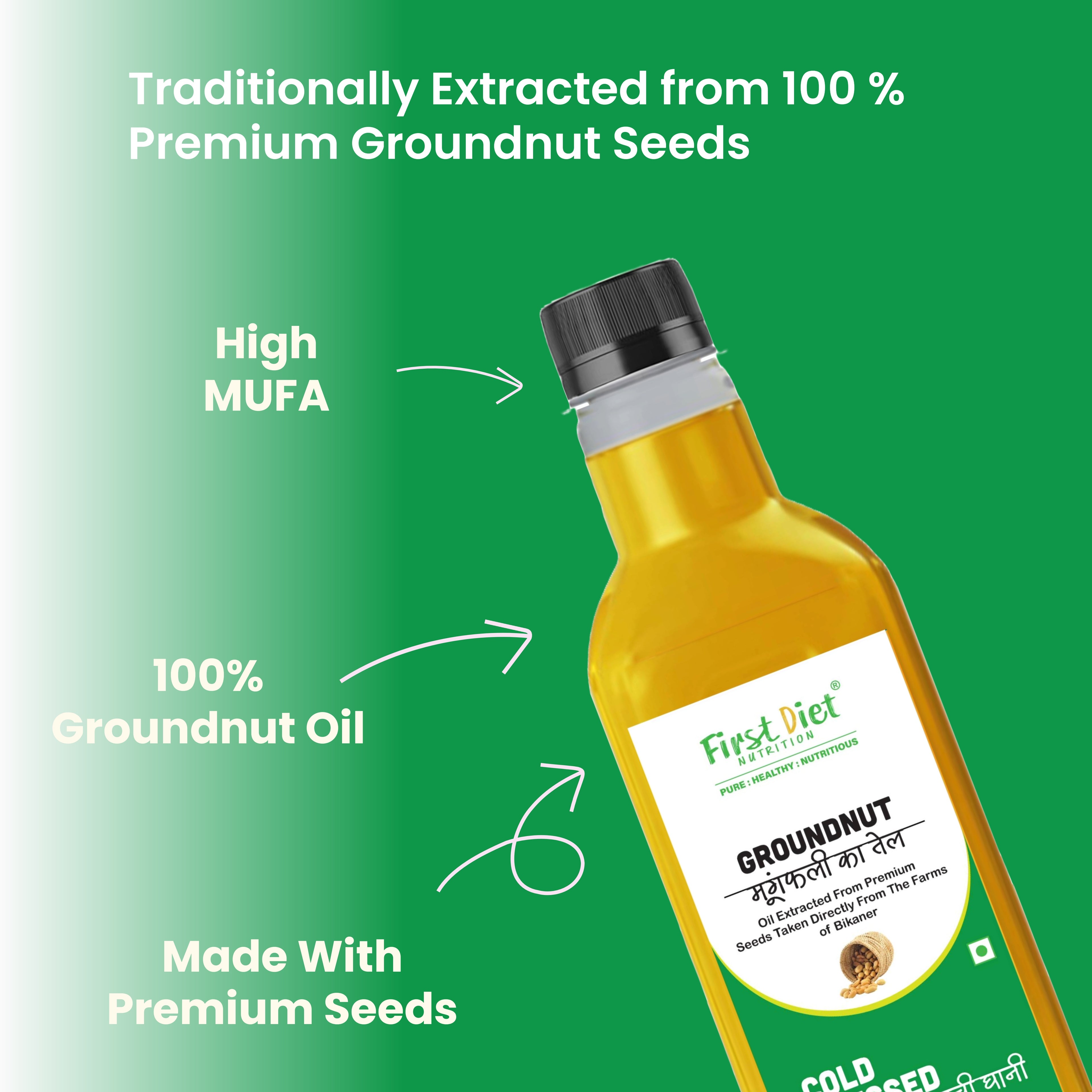 Groundnut Cold Pressed Oil – Earthy, Aromatic, Authentic!