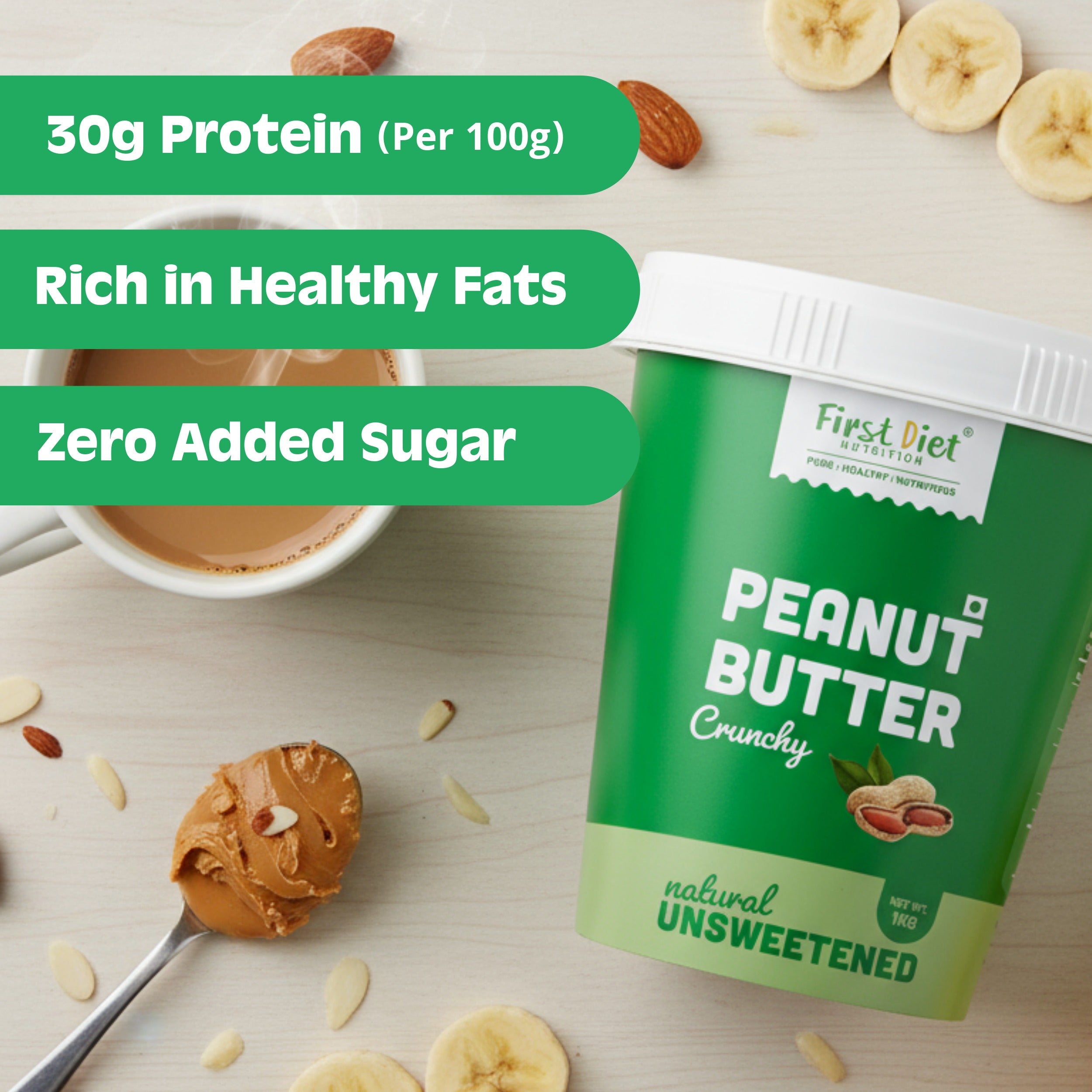 Natural Creamy Peanut Butter – Creamy into Clean Energy!