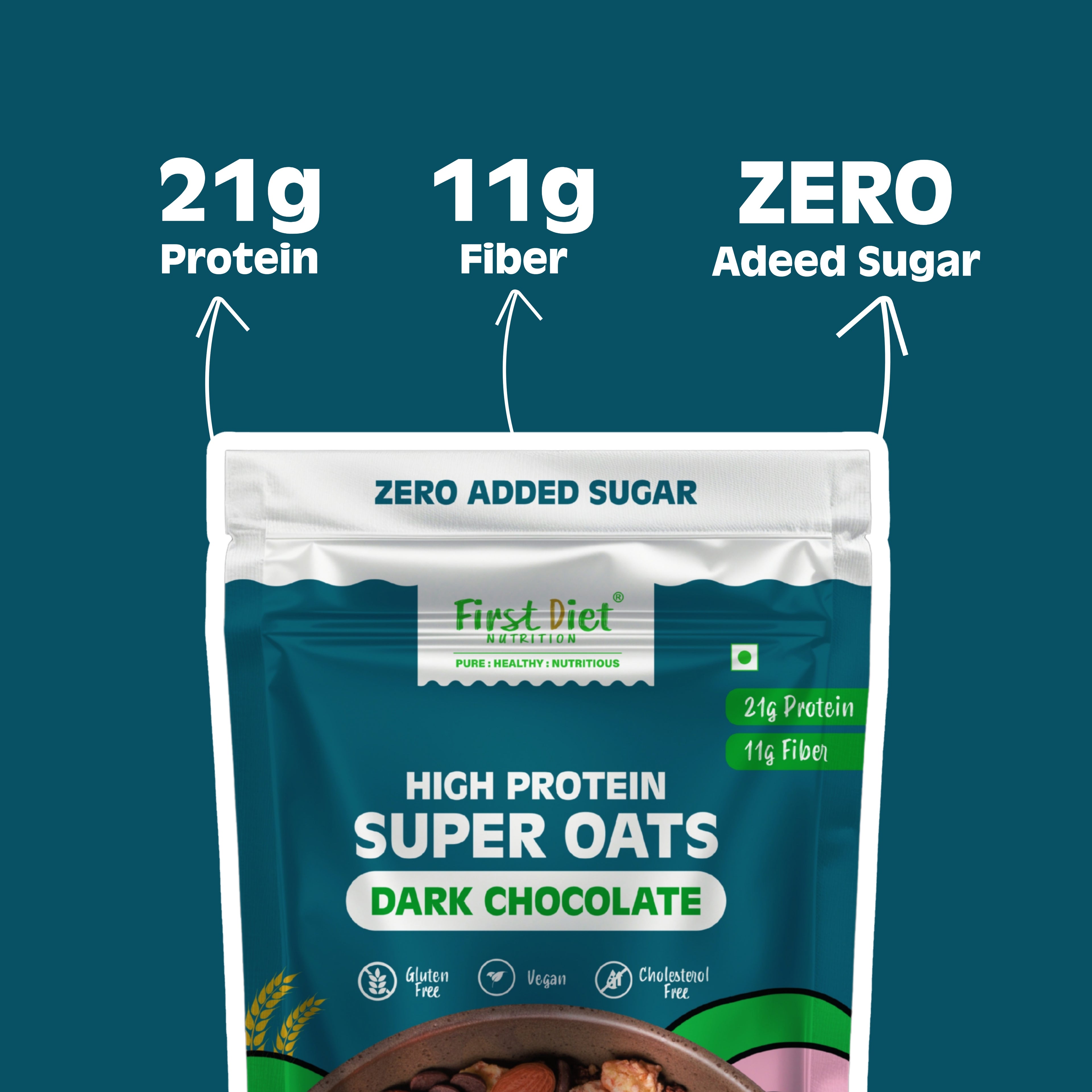 Dark Chocolate High Protein Oats