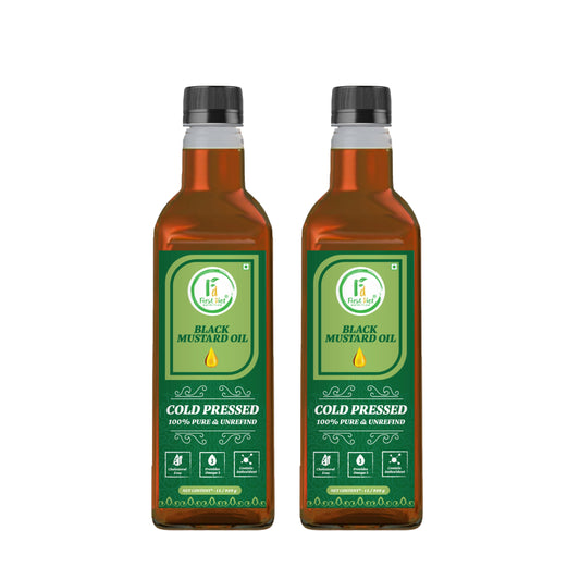 Black Mustard Cold Pressed Oil - Pack of 2