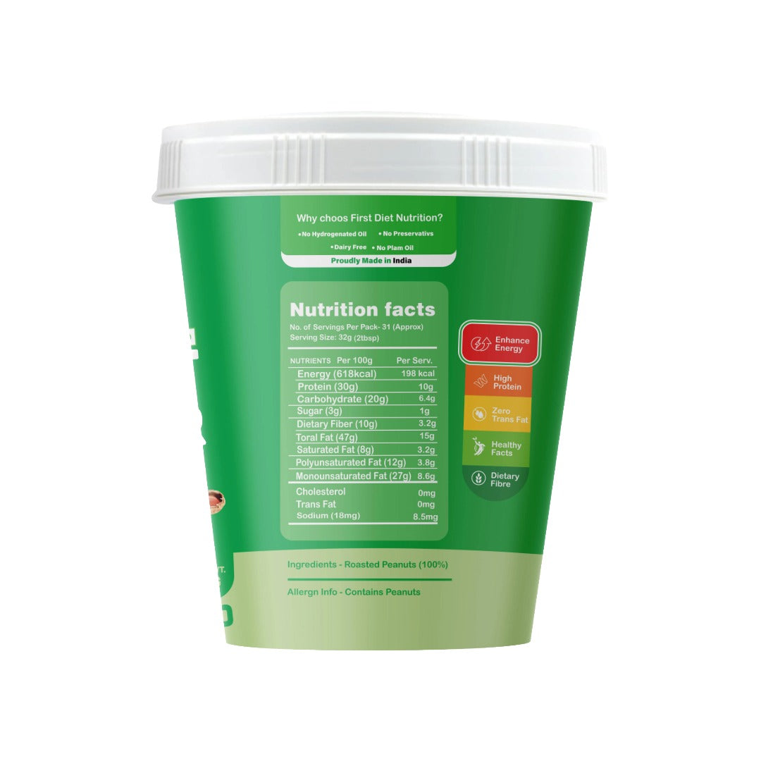 Natural Creamy Peanut Butter – Smooth Fuel for Your Day!