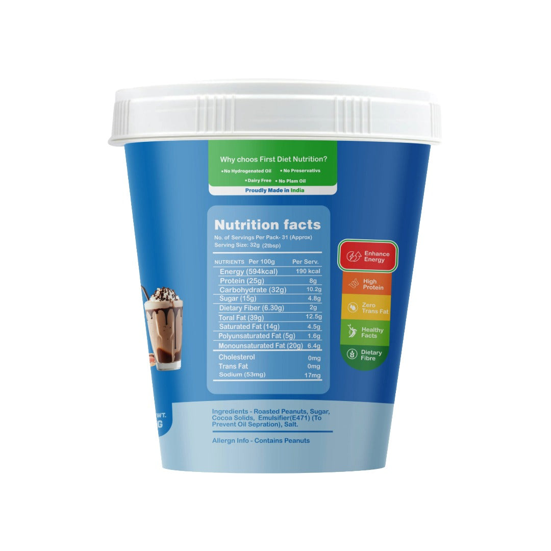 Dark Chocolate Creamy Peanut Butter – Decadence Meets Nutrition!