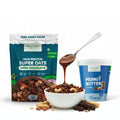 Mega Fitness Power Combo – Dark Chocolate Oats & Dark Chocolate Creamy Peanut Butter (1kg + 1kg)