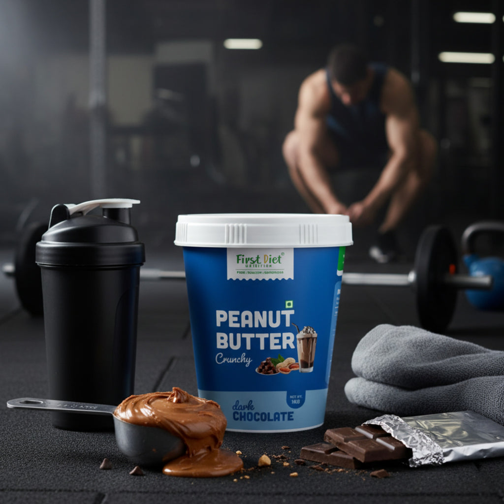 Dark Chocolate Crunchy Peanut Butter – The Perfect Crunch with a Cocoa Twist!