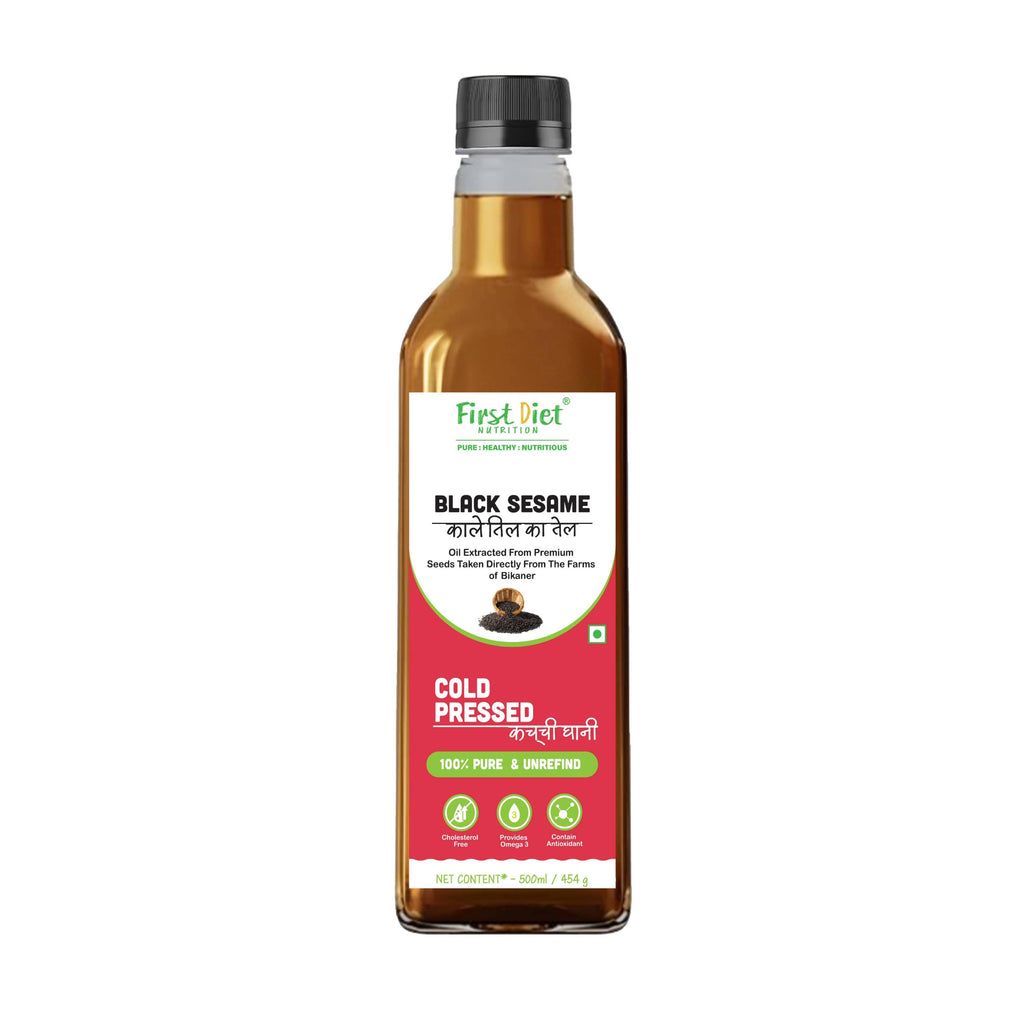 Black Sesame Cold Pressed Oil - Black Gold of Wellness