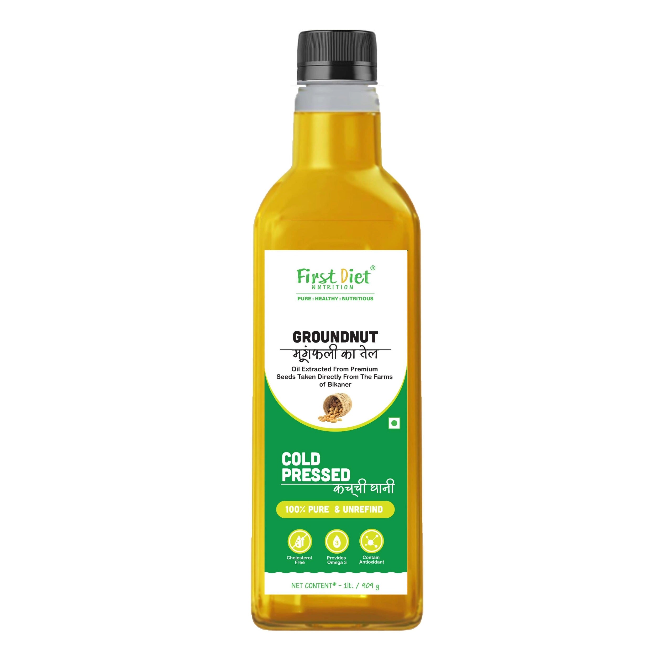 Groundnut Cold Pressed Oil – Earthy, Aromatic, Authentic!