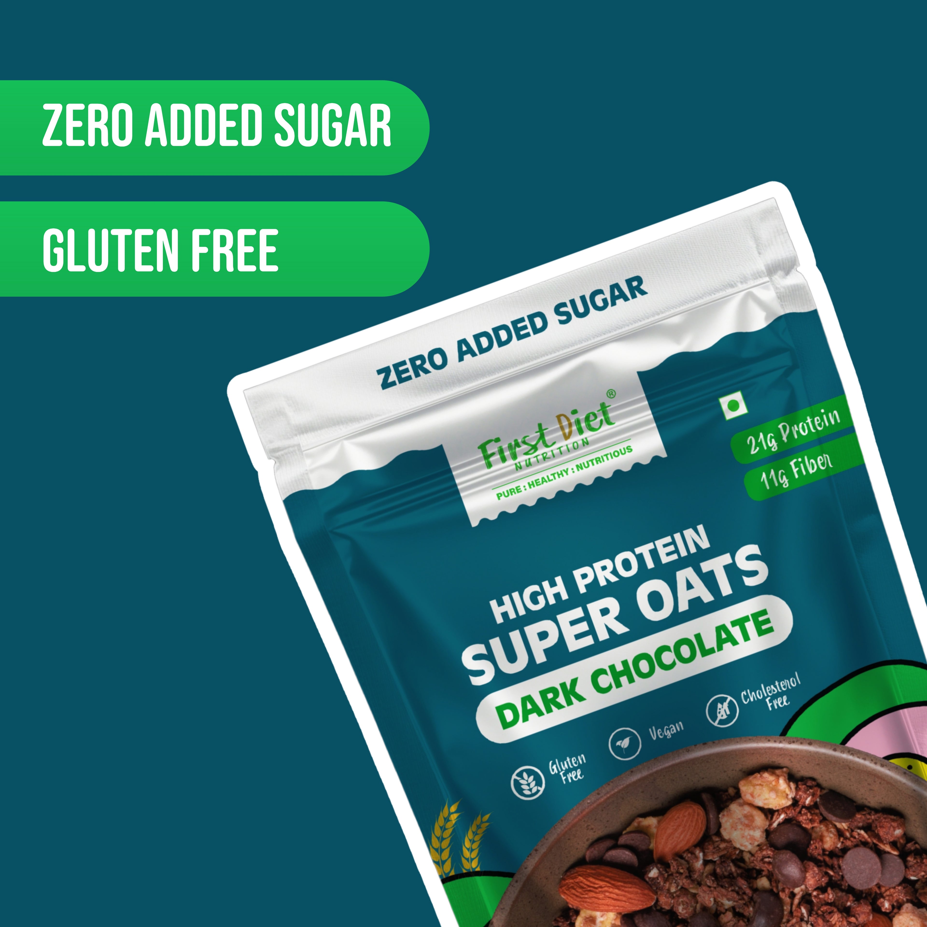 Dark Chocolate High Protein Oats