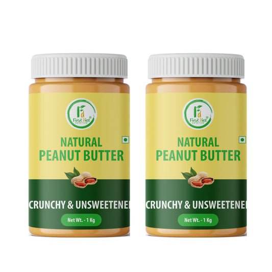 Natural Crunchy Peanut Butter – Crunch into Clean Energy! (Pack of -2)