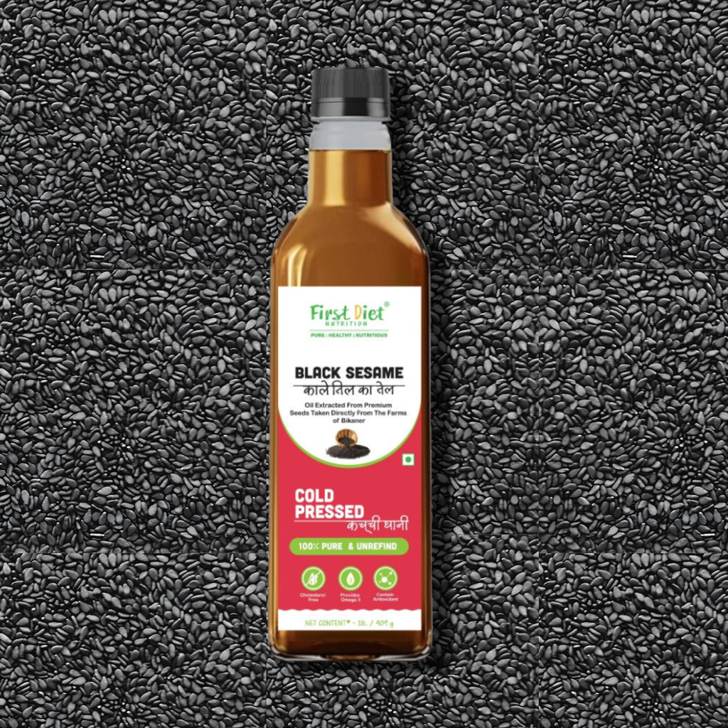Black Sesame Cold Pressed Oil - Black Gold of Wellness
