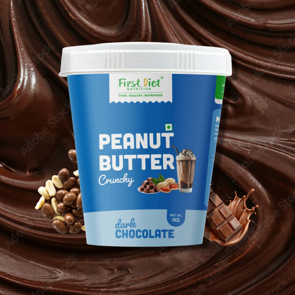Dark Chocolate Crunchy Peanut Butter – The Perfect Crunch with a Cocoa Twist!