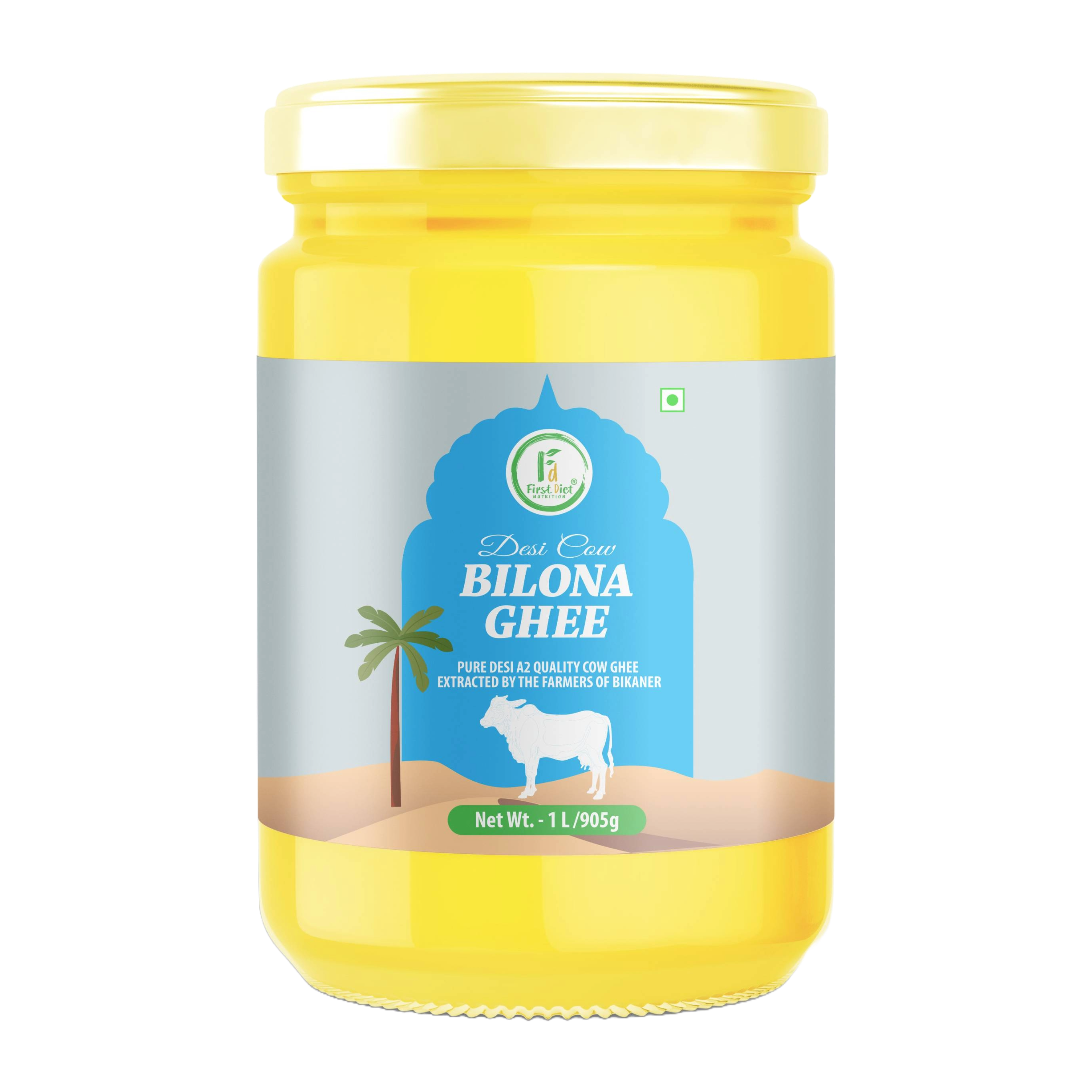 Desi Cow Pure Bilona Ghee 1L