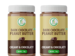 Dark Chocolate Creamy Peanut Butter 1 Kg (Pack of – 2)