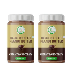 Dark Chocolate Creamy Peanut Butter 1 Kg (Pack of – 2)