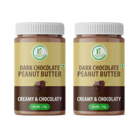 Dark Chocolate Creamy Peanut Butter 1 Kg (Pack of – 2)