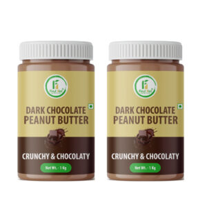 Dark Chocolate Crunchy Peanut Butter 1 Kg (Pack of – 2)