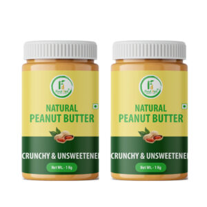 Natural Crunchy Peanut Butter 1Kg (Pack of – 2)