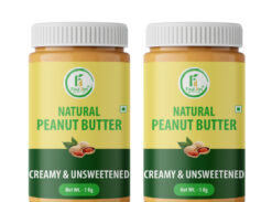 Natural Creamy Peanut Butter 1Kg (Pack Of 2)