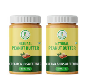 Natural Creamy Peanut Butter 1Kg (Pack Of 2)